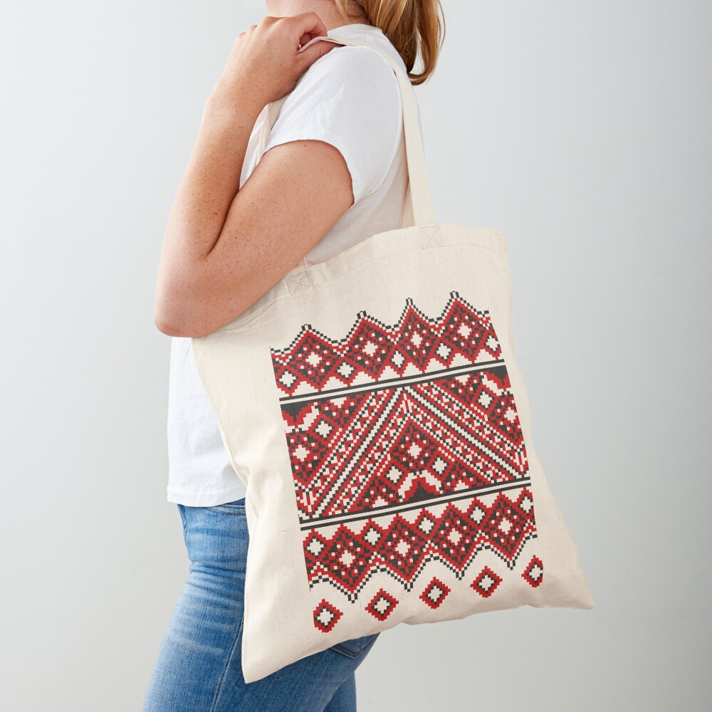 #Ukrainian #Embroidery, #CrossStitch, #Pattern Tote Bag