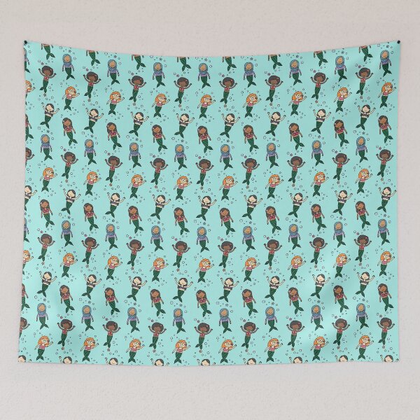 Item preview, Diverse Mermaids Illustration designed and sold by strangekind.