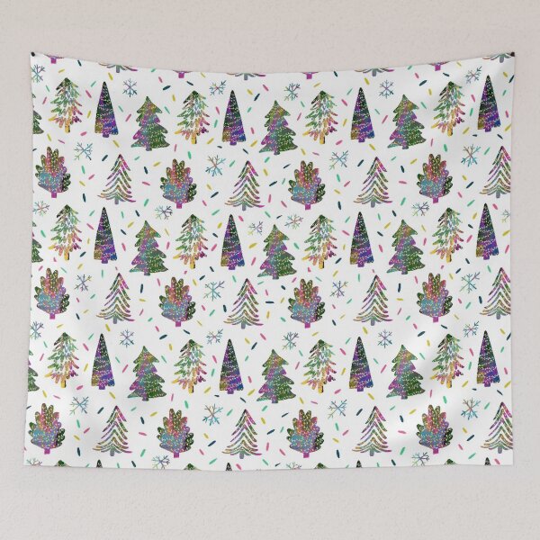 Item preview, Merry and Bright Holiday Trees designed and sold by thomaslettering.