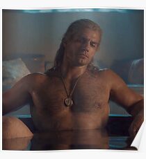 bathtub geralt (netflix) Poster
