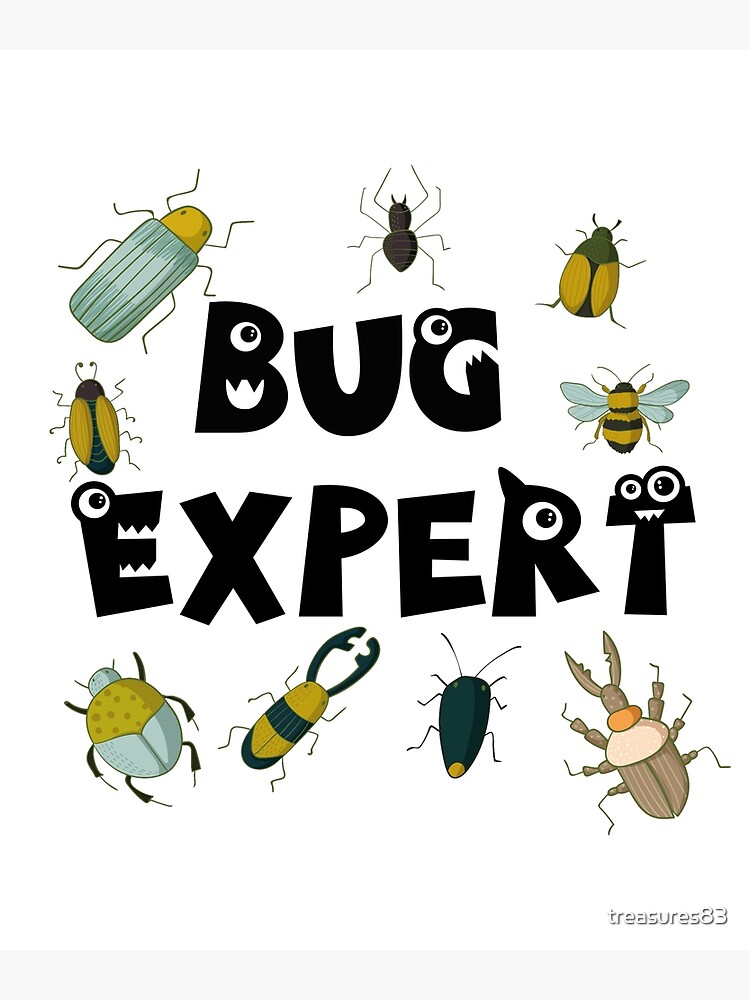 Bug Expert Insects Bugs Night Crawlers Beetles Lovers Poster for