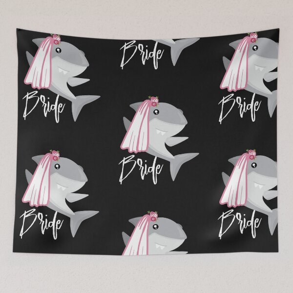 Item preview, Shark Bride, Future Wife, Shark Wedding Couple Lovers designed and sold by treasures83.