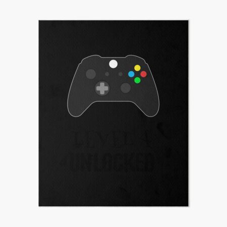birthday celebration level 3 unlocked for toddler video game gaming controller art board print by treasures83 redbubble
