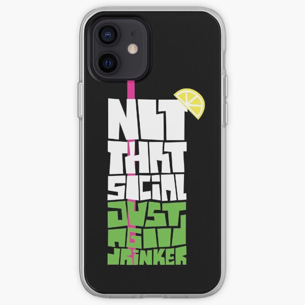 not that social, just a good drinker - the von bondies lyrics iPhone Soft Case
