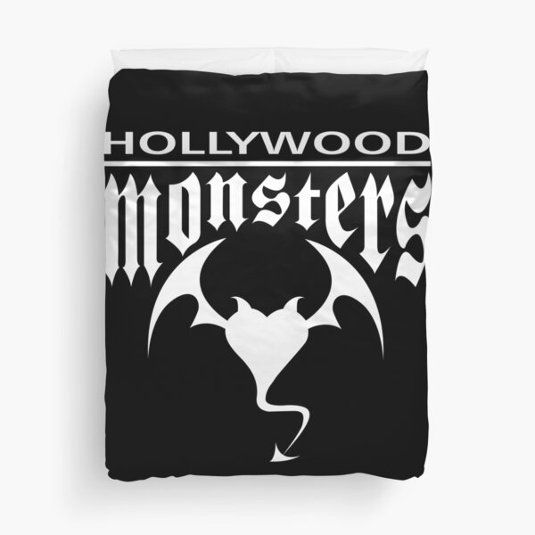 Item preview, Hollywood Monsters Text Bat Logo - WHITE PRINT designed and sold by bzyrq.