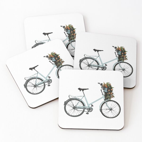 Item preview, Retro Spring Flower Bike designed and sold by Morgan Lawrence Petrov.