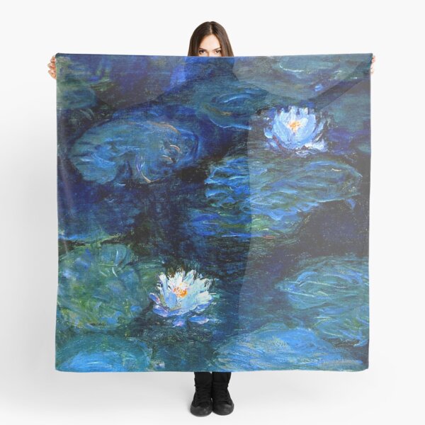 Item preview, Water Lilies Monet deep blue designed and sold by PureVintageLove.