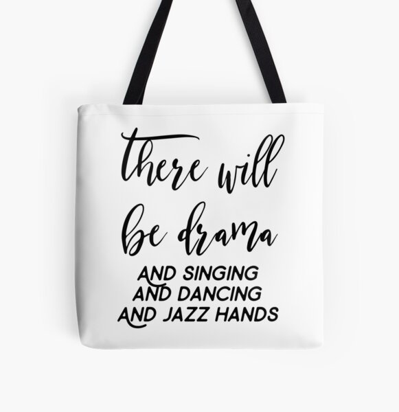 My Heart Belongs In the Theatre Tote Shopping Bag drama theatre student