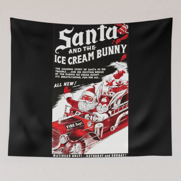 Item preview, Santa and the Ice Cream Bunny designed and sold by Krampus101.