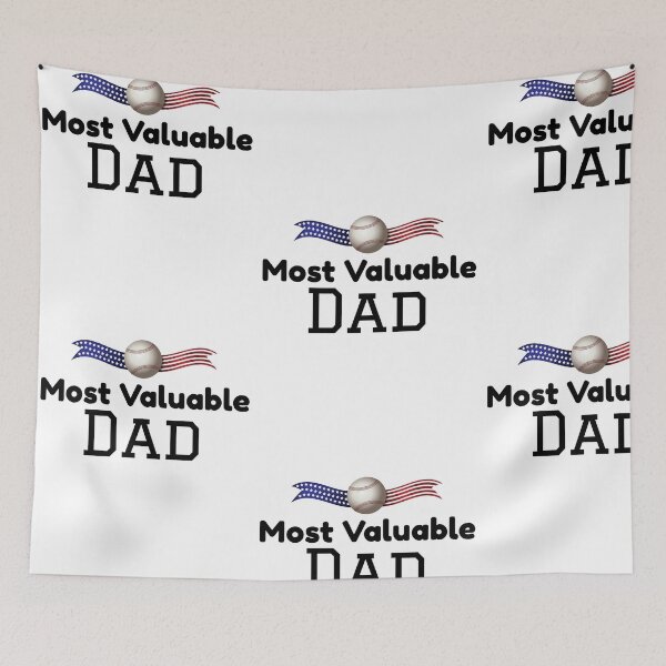 Item preview, Baseball Dad, Most Valuable Dad, Baseball Father's Day Gift designed and sold by treasures83.