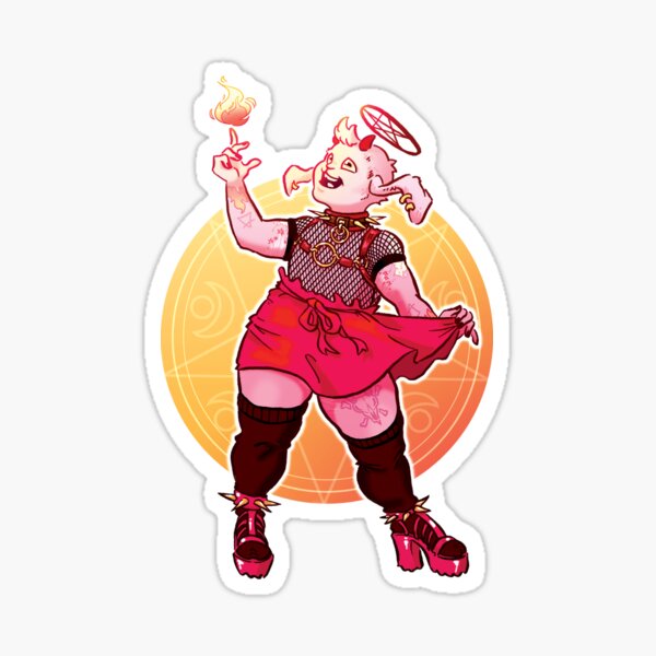 Fashion Goat: Pyromancer Sticker