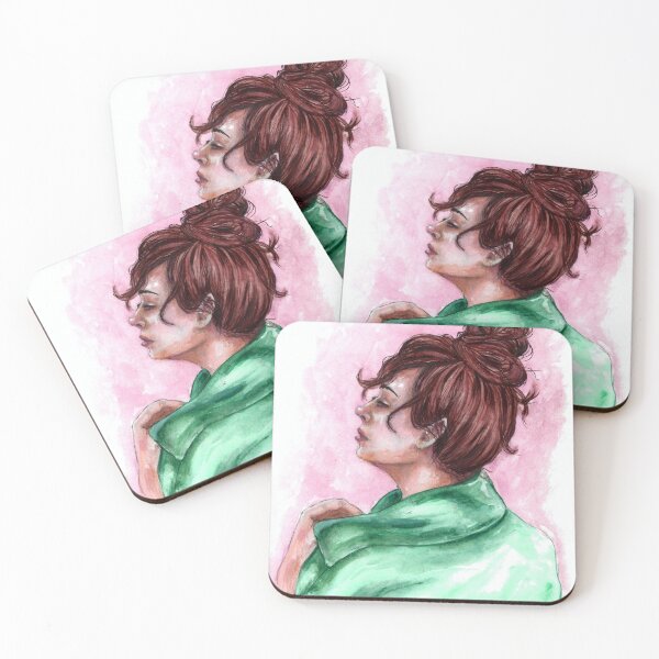 Item preview, Girl in a green cloak designed and sold by JamieChaseArt.