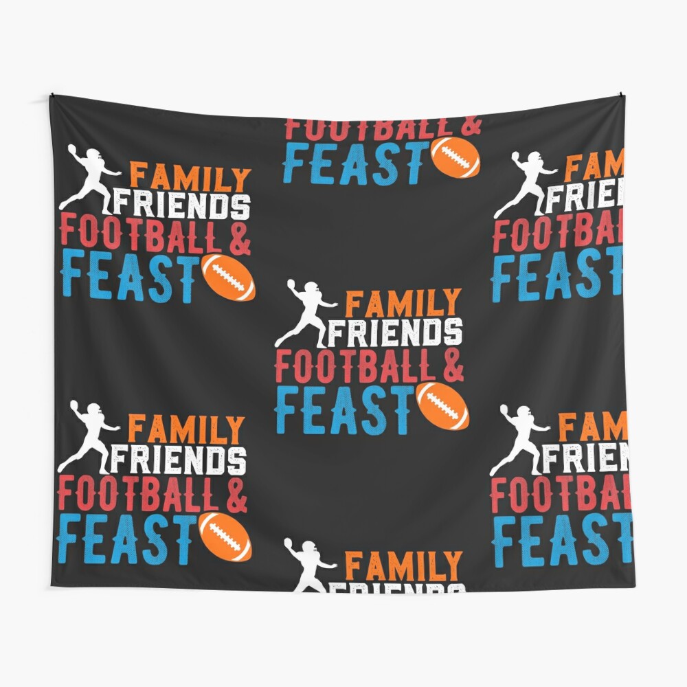 Thanksgiving Family, Friends, Football & Feast Sports Fans Football Lovers  Gifts Poster for Sale by treasures83