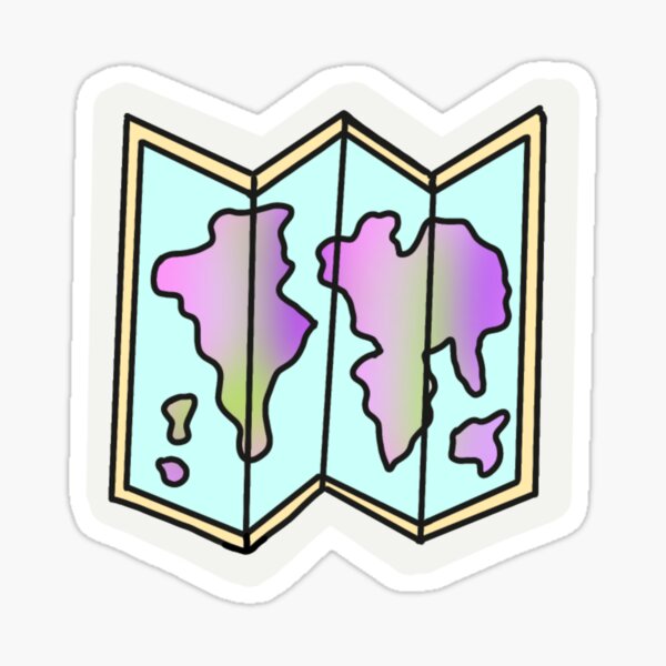 Item preview, Colorful Map designed and sold by cristyjeter.