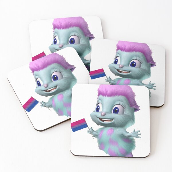 Bibble Says Bisexual Rights Coasters (Set of 4) for Sale by magicmags