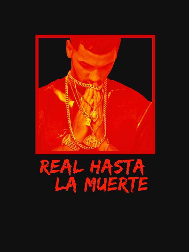 Sudadera con capucha y cremallera «Real Hasta La Muerte Anuel AA» de blazikin Redbubble