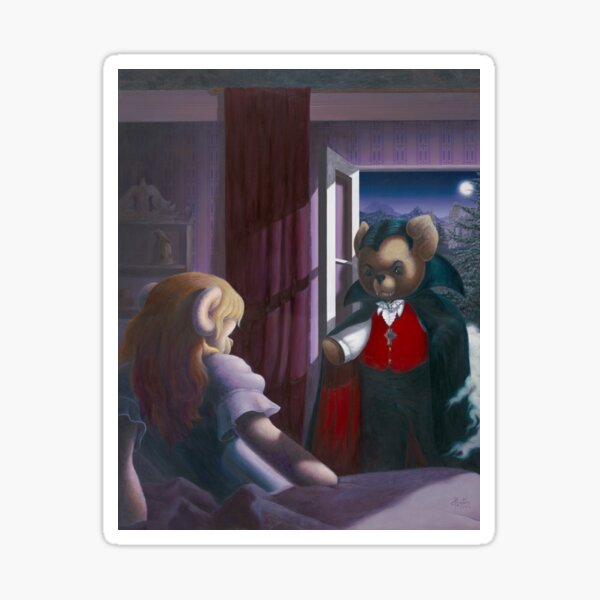 Dracu Teddy Sticker