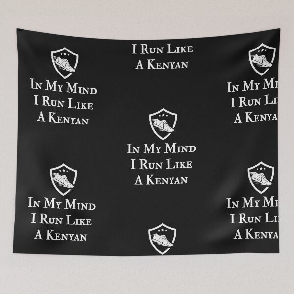 Item preview, In My Mind I Run Like A Kenyan, Funny Running Sports Athletic Gifts designed and sold by treasures83.