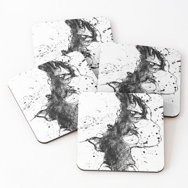 Item preview, Black and white abstract textiles photographic design designed and sold by ZebEddy.