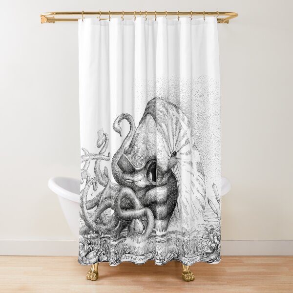 Card Player Number Three Shower Curtain
