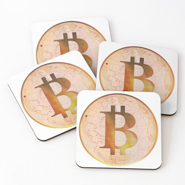 Item preview, Bitcoin World map New Dawn designed and sold by sublimepw.