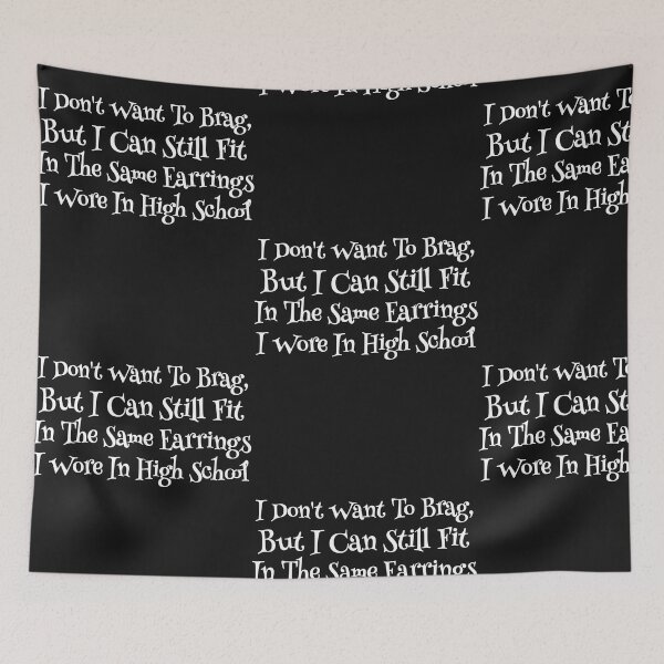 Item preview, I Don't Want To Brag Sarcasm High School Earrings Sarcastic Confession Gifts designed and sold by treasures83.