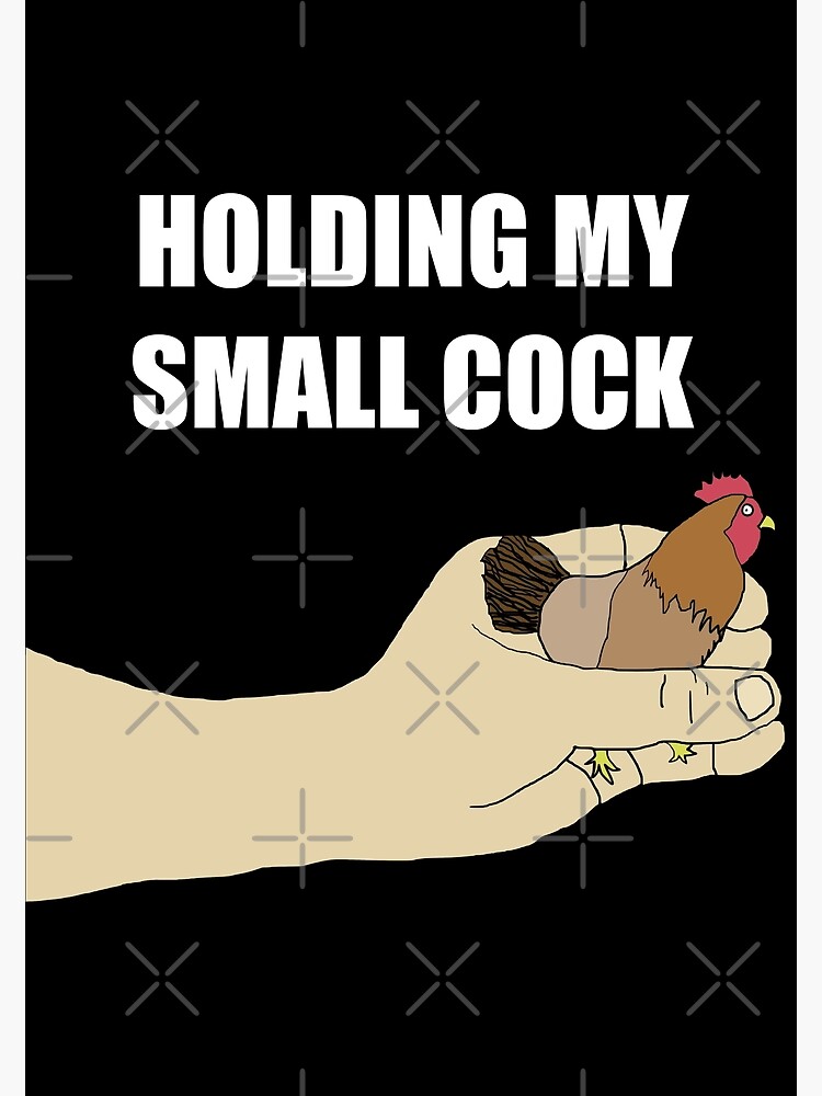 Holding My Small Cock Drawing Poster For Sale By Whatwill Eye Do Redbubble