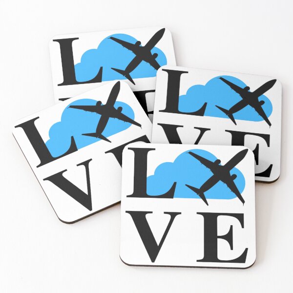Item preview, Love Airplane Blue designed and sold by jpwilkins.