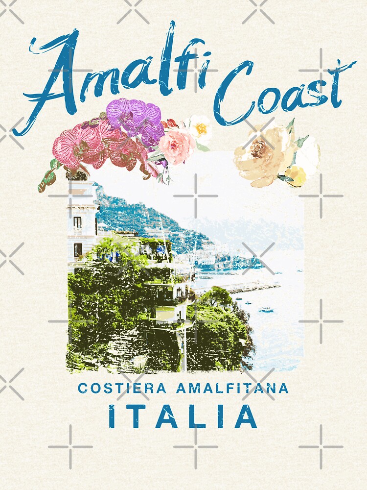 Costa de Amalfi Italia Sudadera Positano Crewneck Capri Sudadera