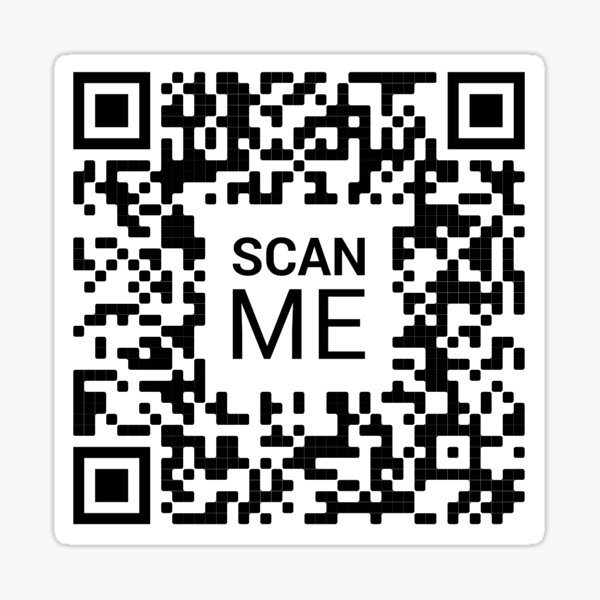 This Picture of Katya QR code Sticker