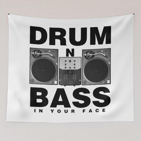 Artikelvorschau, DRUM N BASS IN DEINEM GESICHT entworfen und verkauft von Evan Sharboneau.