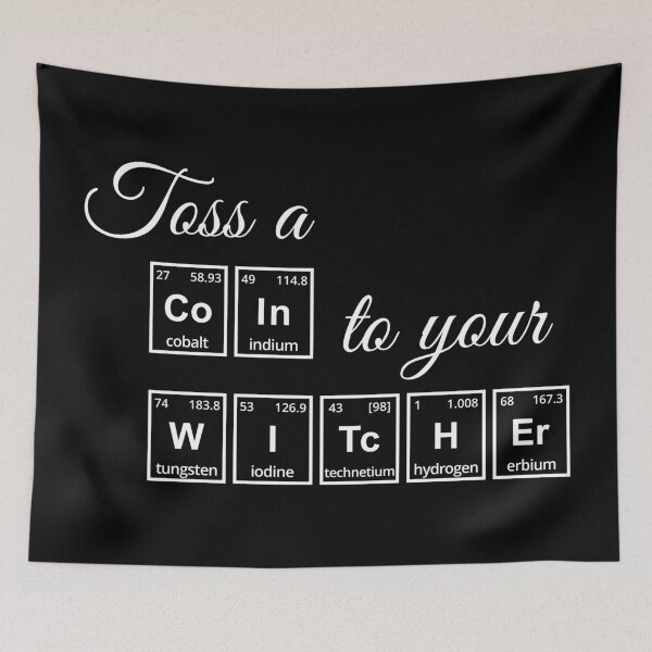 Item preview, Toss a Coin to Your Chemist designed and sold by muskitt.