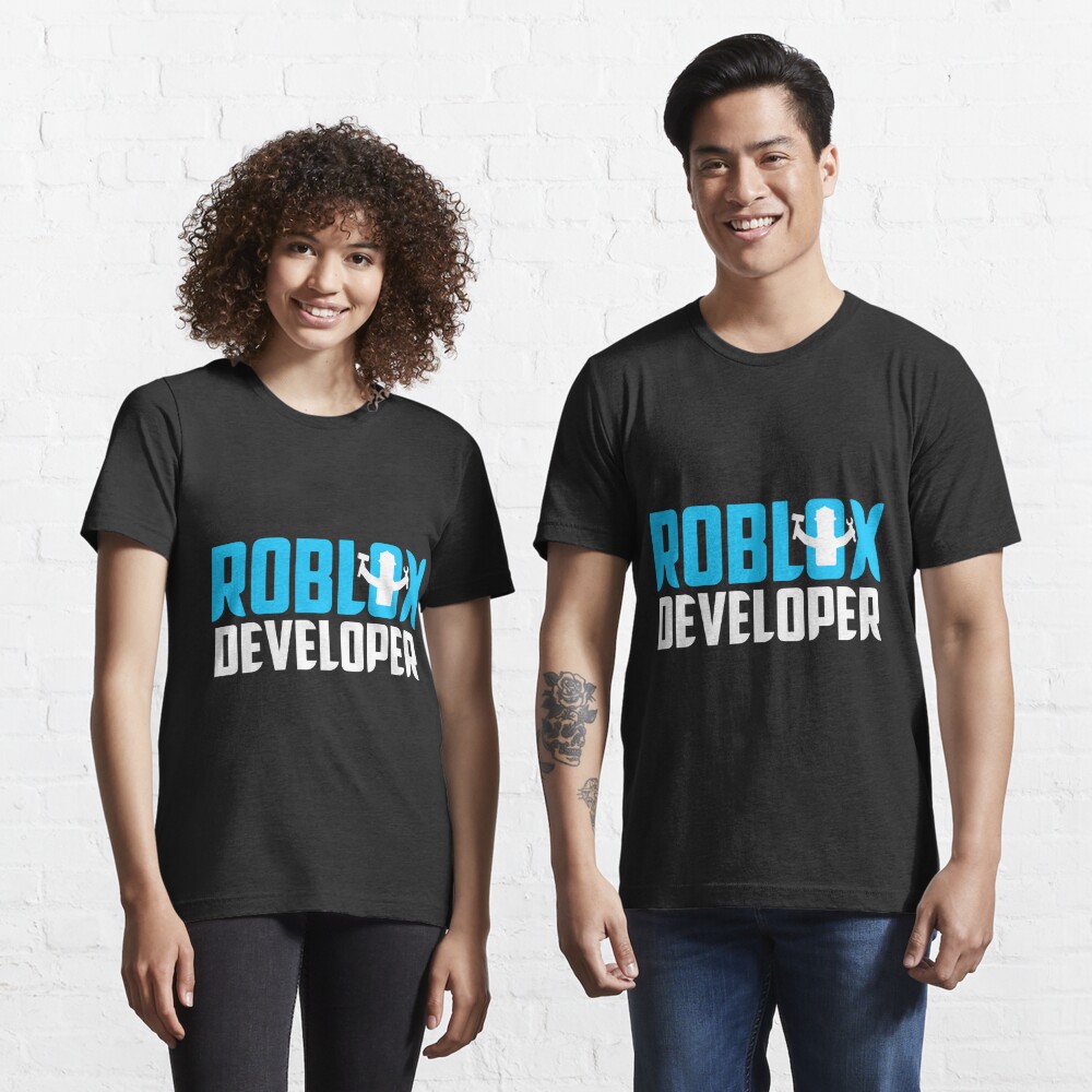 Roblox Developer T Shirt By Nesterblox Redbubble - blue scarf roblox t shirt