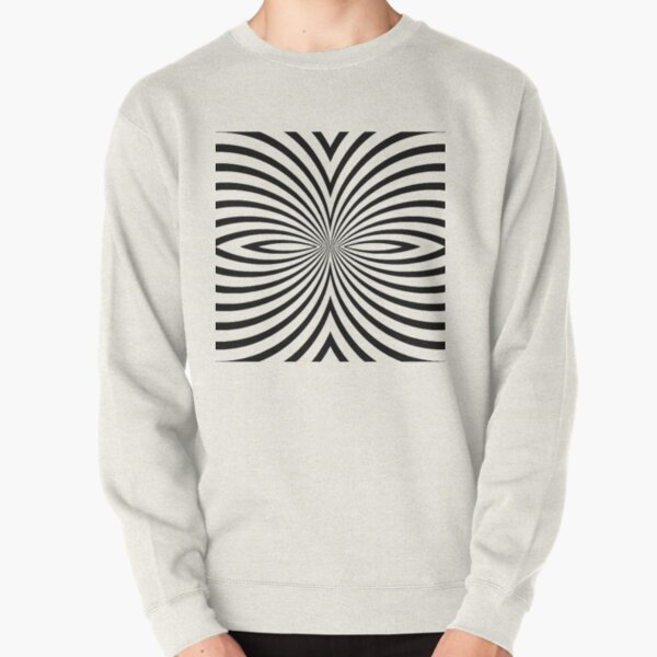 Optical Illusion Pullover Sweatshirt