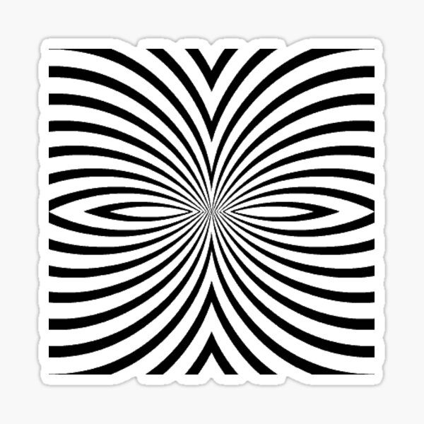 Optical Illusion Sticker