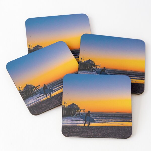 Item preview, Huntington Beach at Dusk 02 Image by Rich AMeN Gill designed and sold by RichAMeNGill.