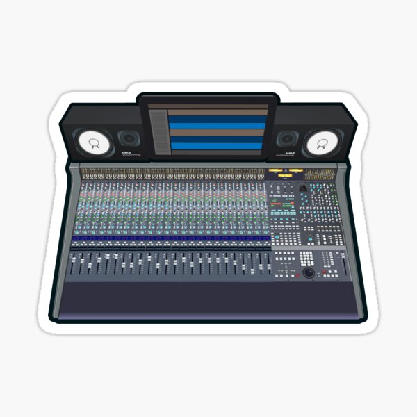Audio Mixing Console Rig Sticker