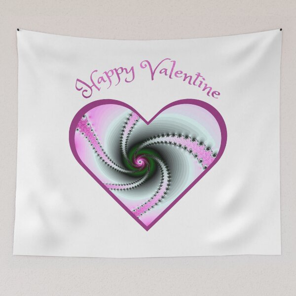 Item preview, Happy valentine with heart and love designed and sold by BrunoWeicker.