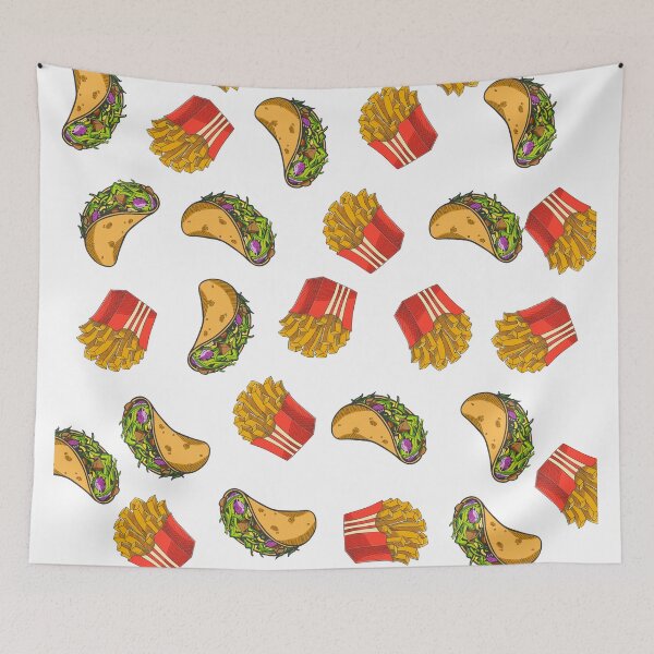 Item preview, French Fries and Tacos designed and sold by Rusembell.