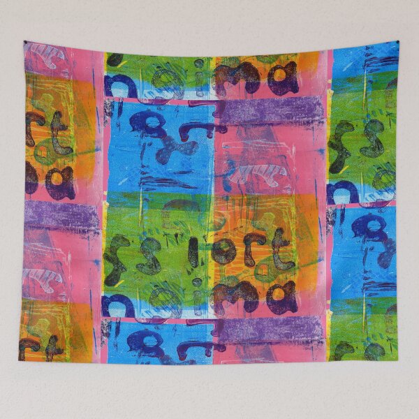 Item preview, Letters Series 01 Hand Pulled Monprint designed and sold by Heatherian.