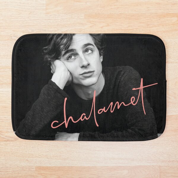 Chalamet, Awesome Merch of Timothee Chalamet Bath Mat