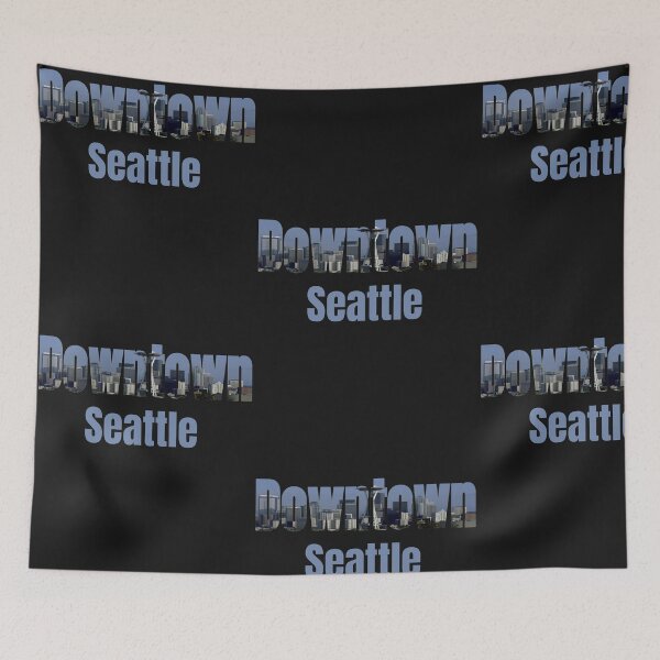 Aperçu de l'œuvre Seattle Skyline, Downtown Neighborhood, Downtown Seattle City créée et vendue par treasures83.