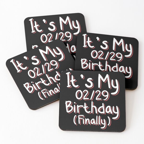 Item preview, It's My Birthday, 29th February Leap Day, Leap Year designed and sold by marosharaf.