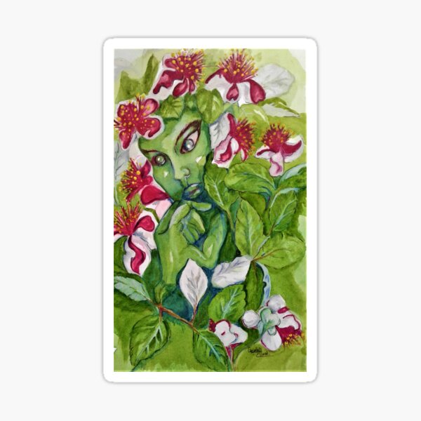 Vista previa del artículo con la obra «Dryad en árbol de Feijoa», diseñado y vendido por Faerieglen.