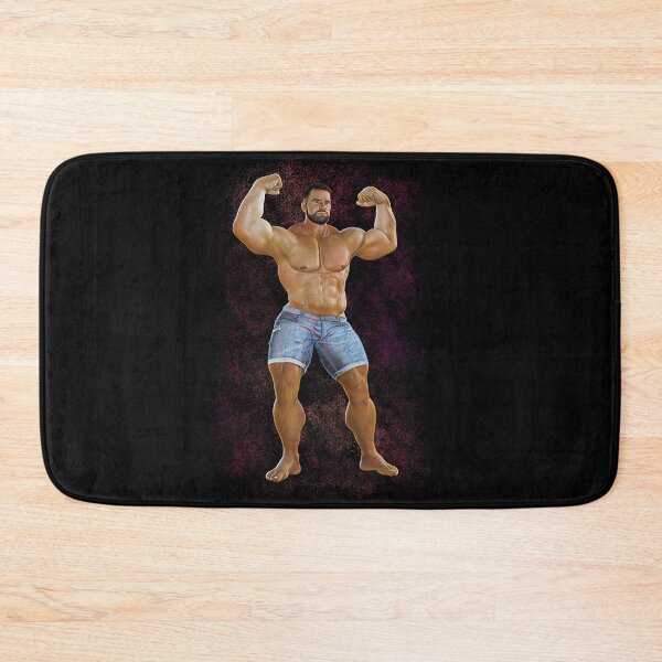 Item preview, Muscle Dom Daddy Flexing in Jeans Shorts designed and sold by GiorgioN.