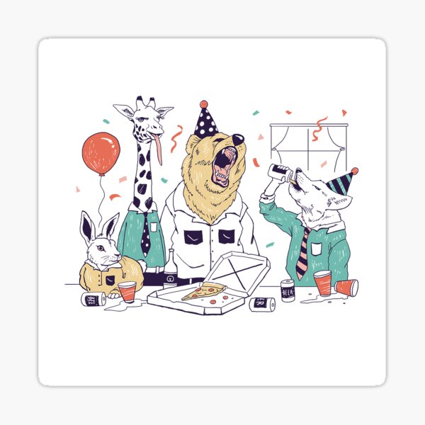 Item preview, Party Animals designed and sold by vincenttrinidad.
