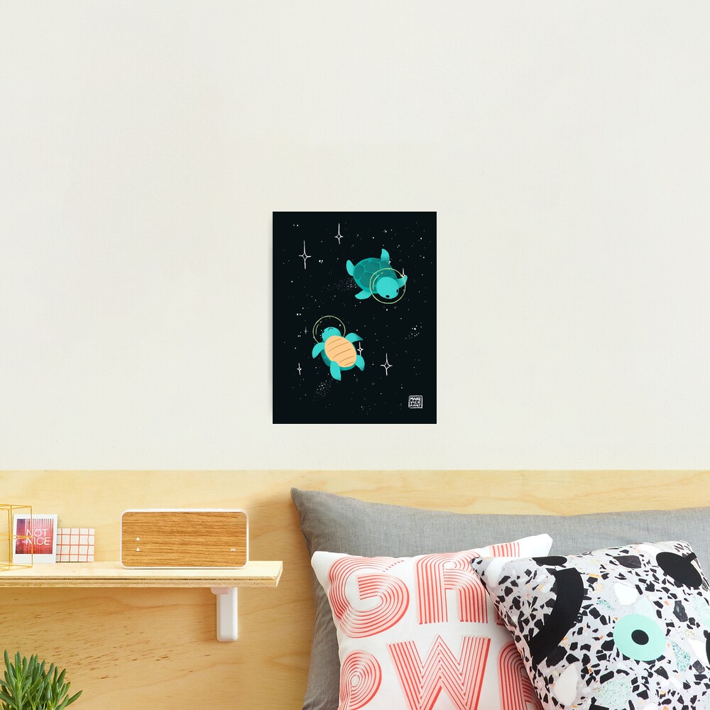 Space Turtles Photographic Print