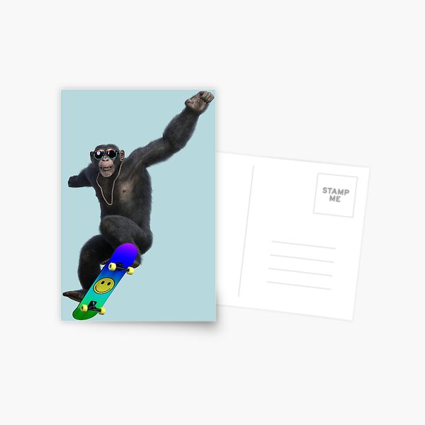 Item preview, Skater Chimp designed and sold by vonHobo.