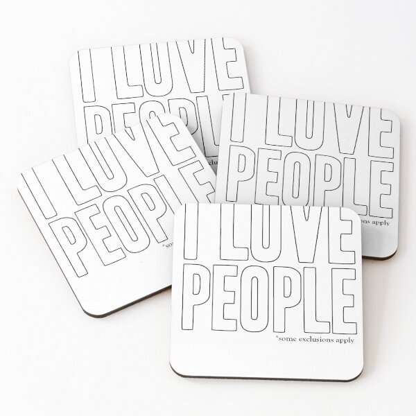 Item preview, I LOVE PEOPLE -some exclusions apply designed and sold by AricHutfles.