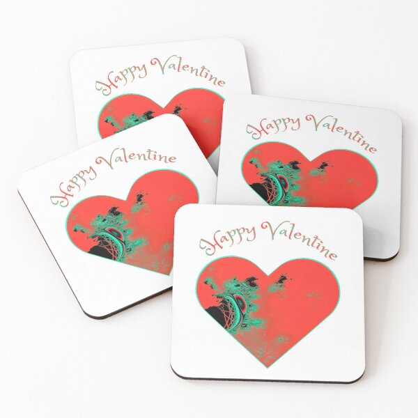 Item preview, Happy Valentine Fractal Design Heart and Love and Valentine's Day designed and sold by BrunoWeicker.